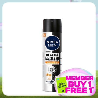 NIVEA FOR MEN DEO MEN B&W ULTIMATE IMPACT SPRAY 150ML