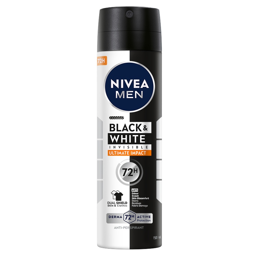 DEO MEN B&W ULTIMATE IMPACT SPRAY 150ML image