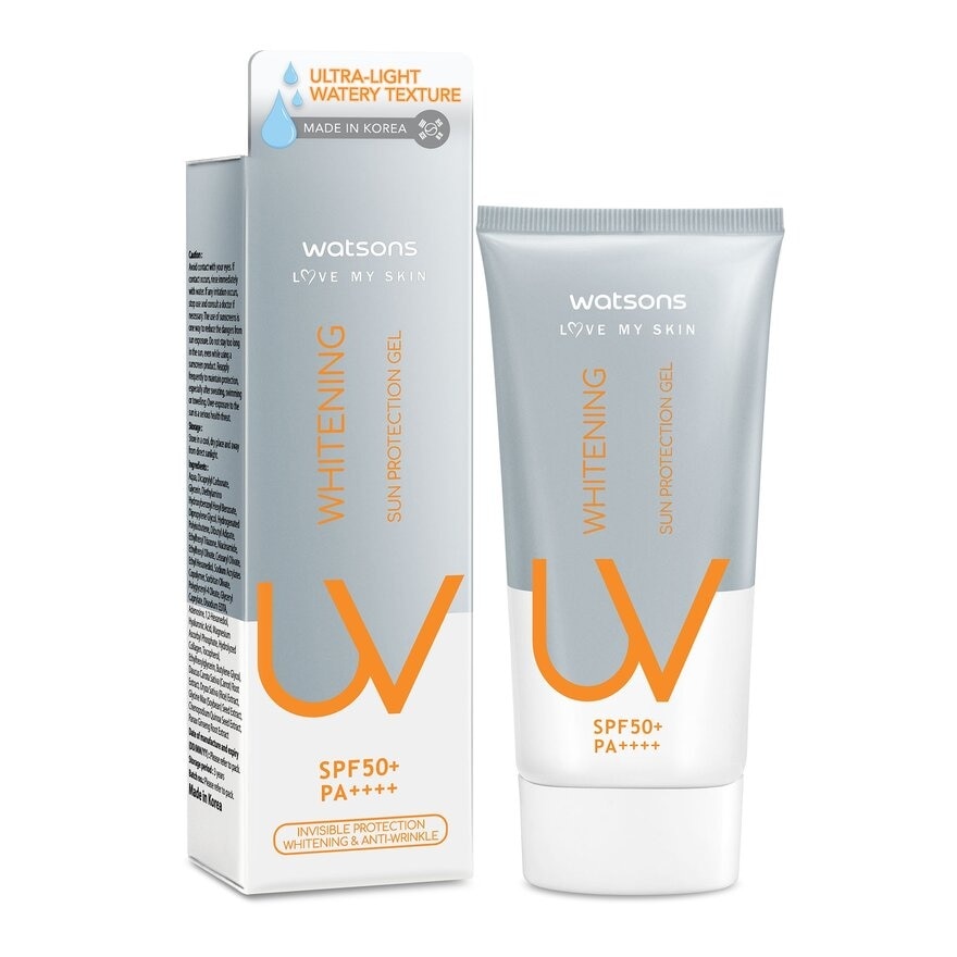 WATSONS Whitening UV Sun Protection Gel SPF50 PA Watsons Malaysia