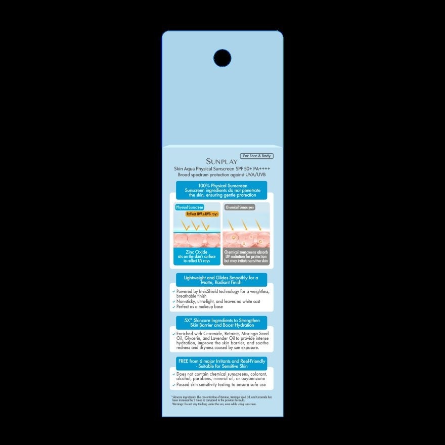 Skin Aqua Physical Sunscreen Spf50+ 50ml