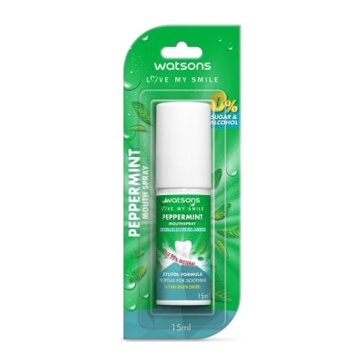 WATSONS Peppermint Mouth Spray 15ml