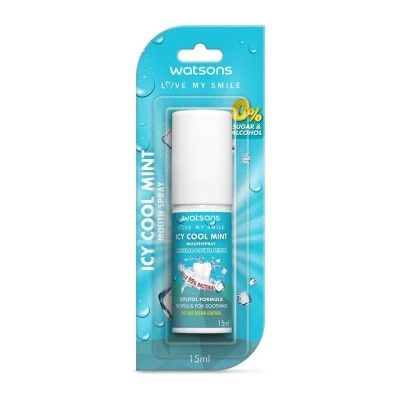 WATSONS Icy Cool Mint Mouth Spray 15ml