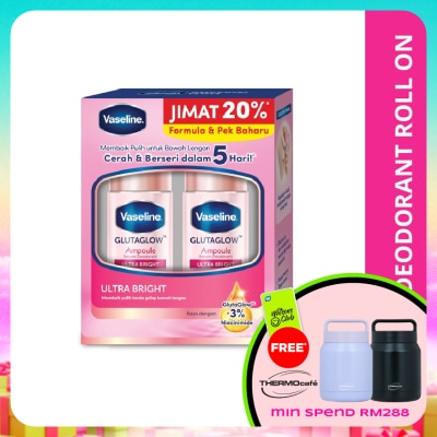 VASELINE - Deo Roll On Ultra Bright Twinpack 2x45ml