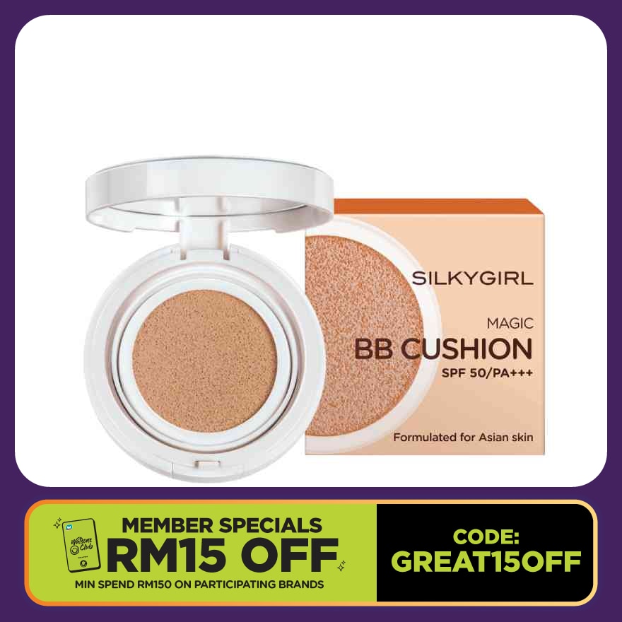 SILKYGIRL Magic BB Cushion 02 Natural Medium 1's