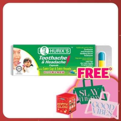HURIX'S Toothache & Headache Capsules 6's