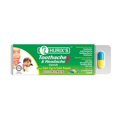 HURIX'S Toothache & Headache Capsules 6's