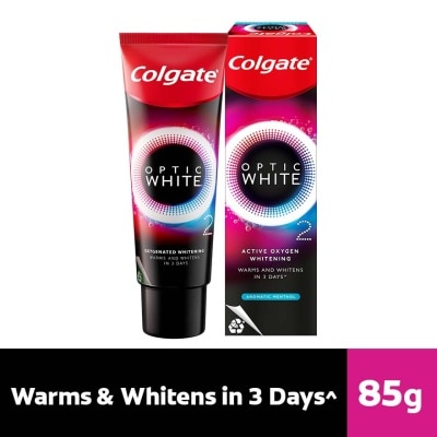 COLGATE Optic White O2 Aromatic Menthol Toothpaste 85g