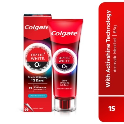 COLGATE - Colgate Optic White O2 Oxygen Whitening Aromatic Menthol Toothpaste 85g