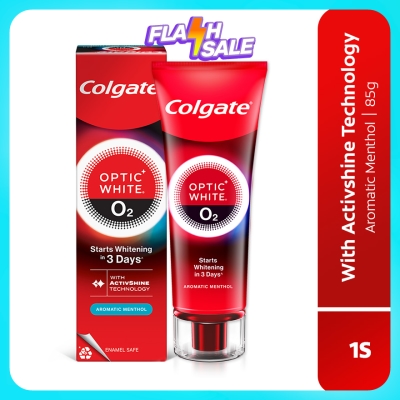 COLGATE - Colgate Optic White O2 Oxygen Whitening Aromatic Menthol Toothpaste 85g image