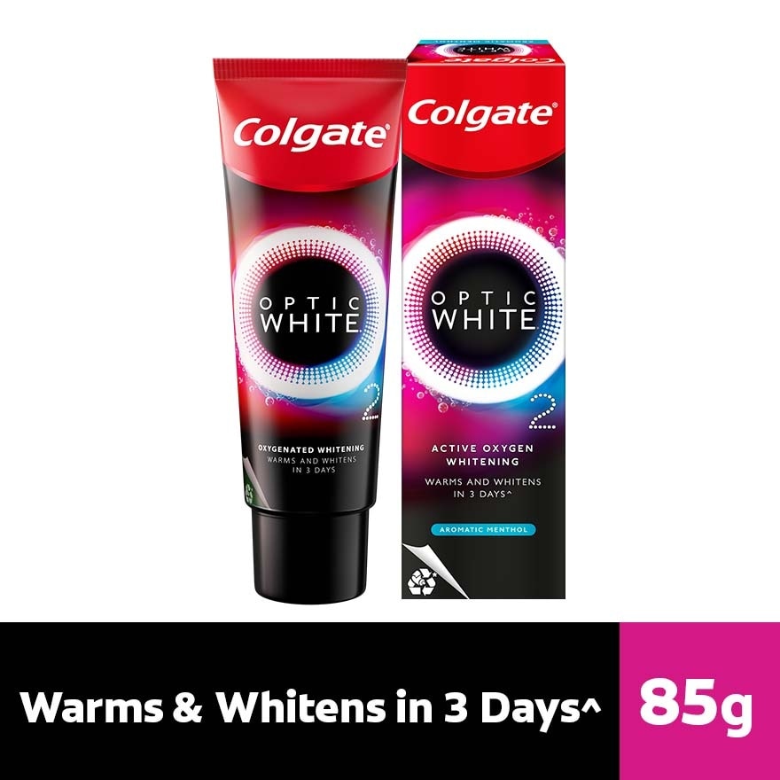 Optic White O2 Aromatic Menthol Toothpaste 85g