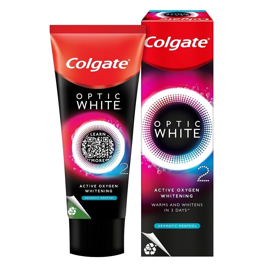 Optic White O2 Aromatic Menthol Toothpaste 85g