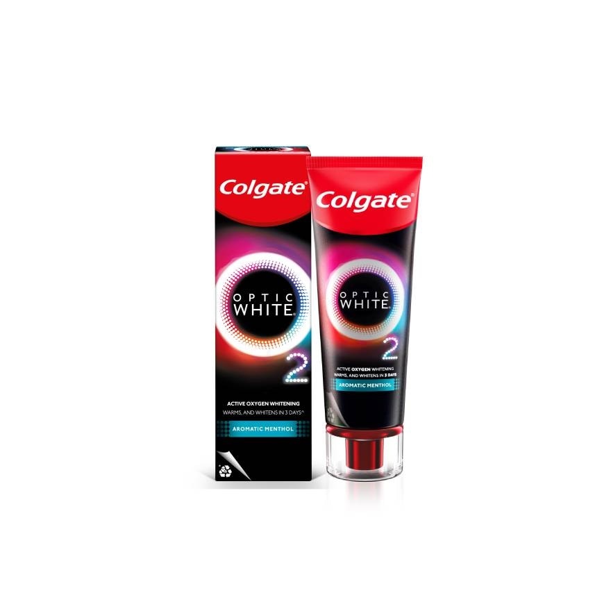 Colgate Optic White O2 Oxygen Whitening Aromatic Menthol Toothpaste 85g