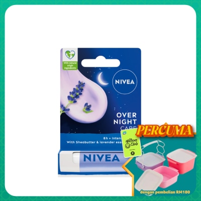 NIVEA - Overnight Care Lip Balm 4.8G