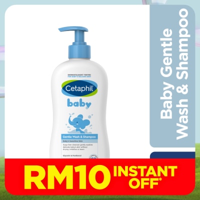 CETAPHIL Baby Wash & Shampoo For Hair & Body 400ML