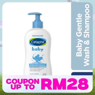 CETAPHIL Baby Wash & Shampoo For Hair & Body 400ML