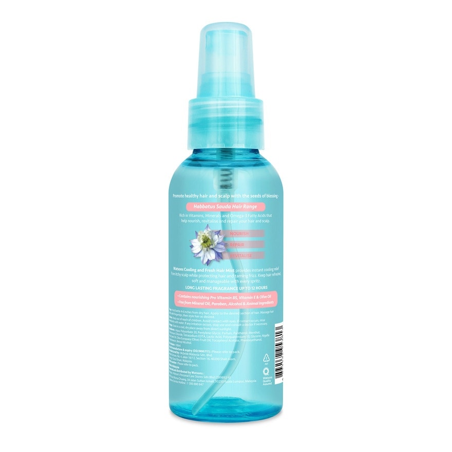 Cooling & Fresh Hair Mist 100ML