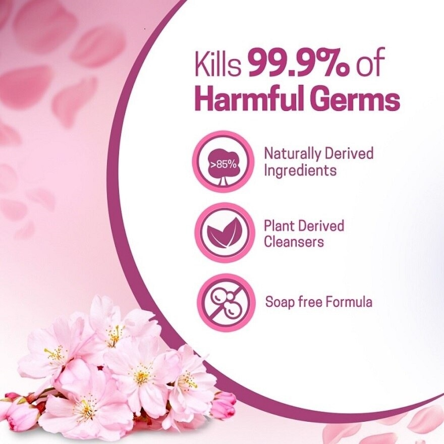 Hand Wash Refill Skincare Sakura Blossom 225g