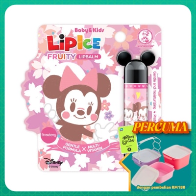 MENTHOLATUM LIPCARE - Lipice Kids Strawberry 3.5g