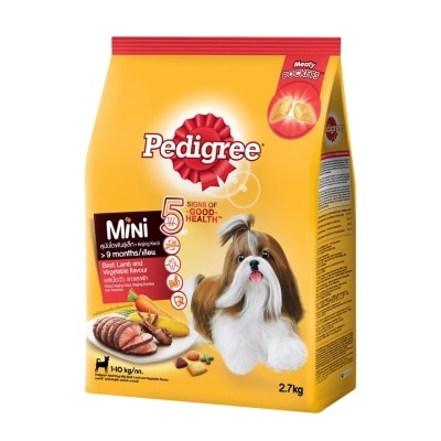 PEDIGREE Dog Dry Food MiniBeef,Lamb&Veg 2.7kg