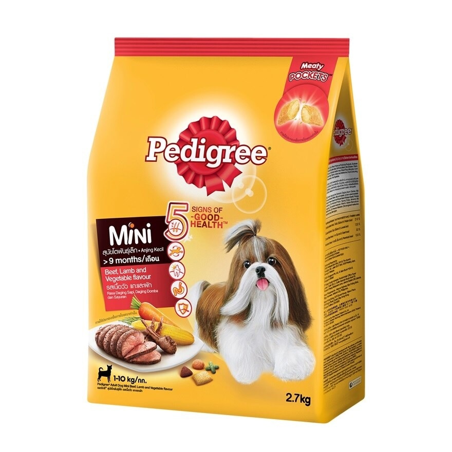 Dog Dry Food MiniBeef,Lamb&Veg 2.7kg