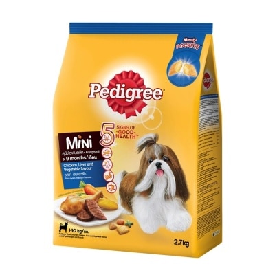 PEDIGREE Dog Dry Food Mini Chicken,Liver&Veg 2.7kg