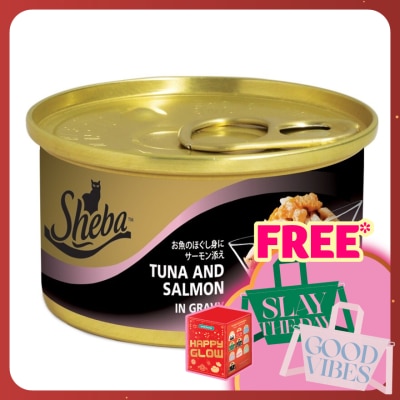 SHEBA Cat Wet Food Tuna & Salmon in Gravy 85gm