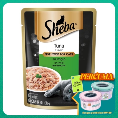 SHEBA Cat Wet Food Pouch Tuna 70gm