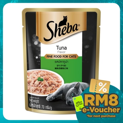 SHEBA Cat Wet Food Pouch Tuna 70gm