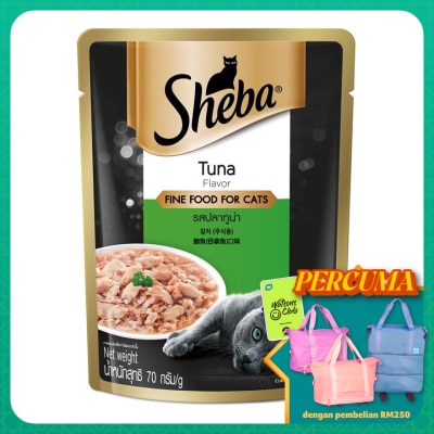 SHEBA Cat Wet Food Pouch Tuna 70gm