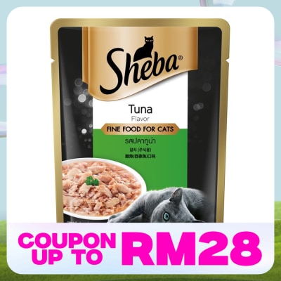 SHEBA Cat Wet Food Pouch Tuna 70gm