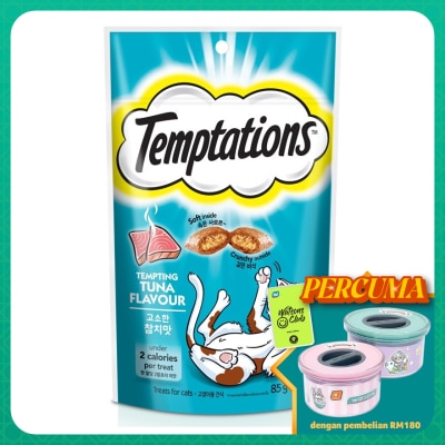 TEMPTATIONS Cat Treats Tempting Tuna 75gm