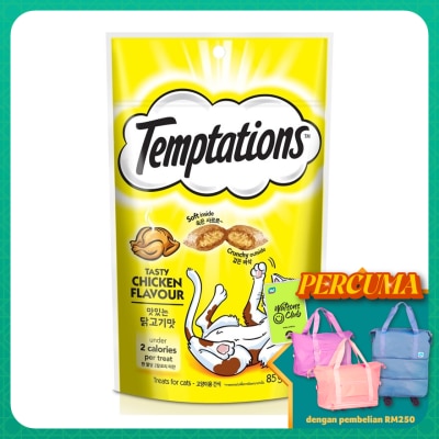 TEMPTATIONS Cat Treats Tasty Chicken 75gm