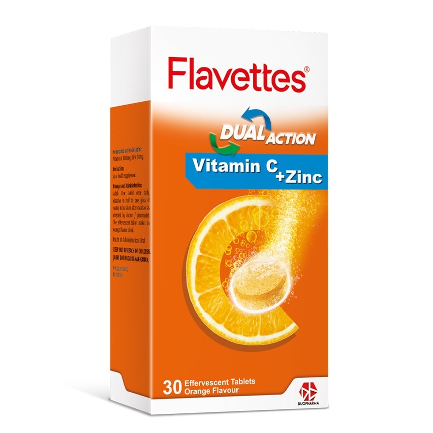 Effervescent VIT C + ZINC 30S