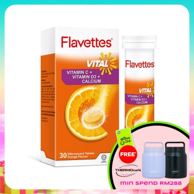 FLAVETTES - Effervescent Vital Orange 30S