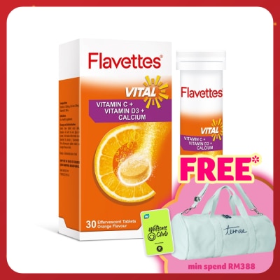 FLAVETTES Effervescent Vital Orange 30S