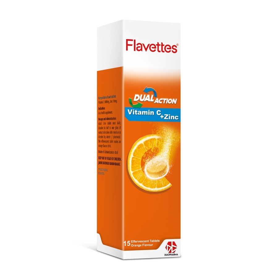 Effervescent VIT C + ZINC 15S