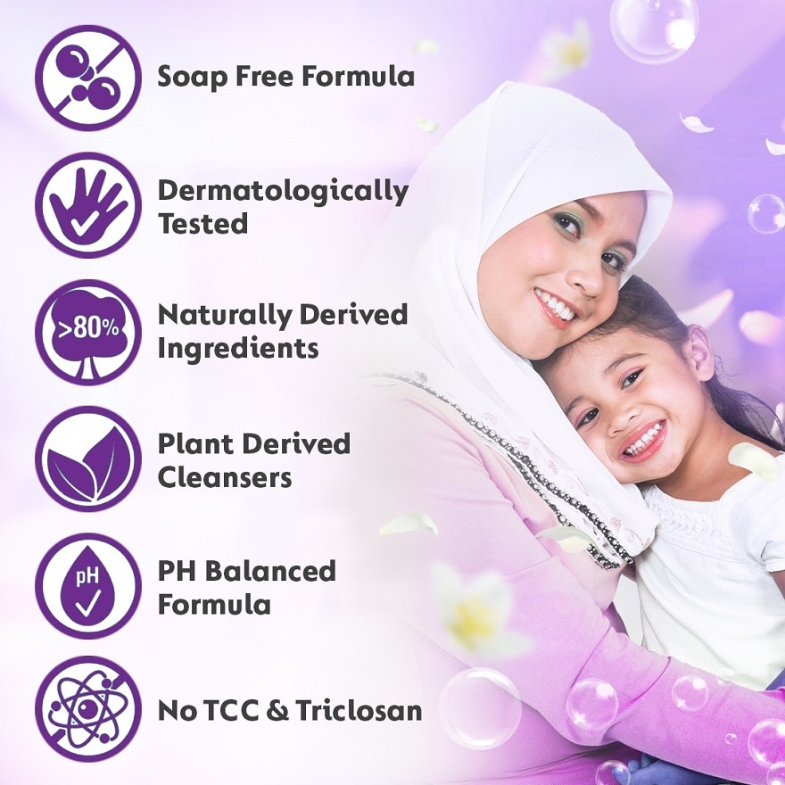 Body Wash Refill Gentle Care Habbatus Sauda & White Jasmine 800g