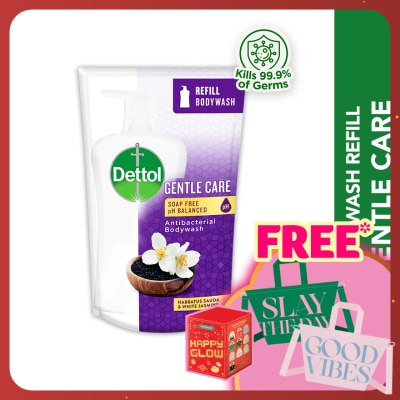 DETTOL Body Wash Refill Gentle Care Habbatus Sauda & White Jasmine 800g