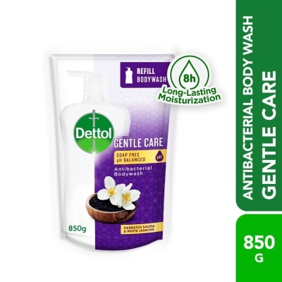 DETTOL Body Wash Refill Gentle Care Habbatus Sauda & White Jasmine 850g