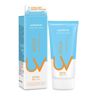 WATSONS AQUA UV SUN PROTECTION GEL SPF50 PA++++ 50ML