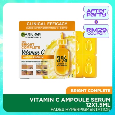 GARNIER Bright Complete Vit-C Amp Serum 12x1G