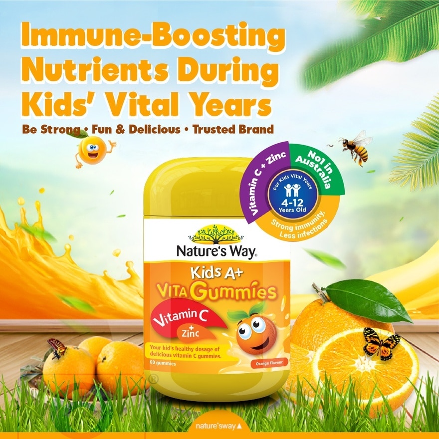 Kids A+ Vita Gummies Vitamin C 60's