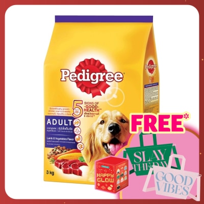 PEDIGREE Dog Dry Food Lamb & Veg 3kg