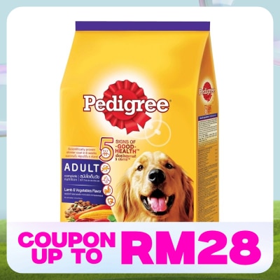 PEDIGREE Dog Dry Food Lamb & Veg 3kg