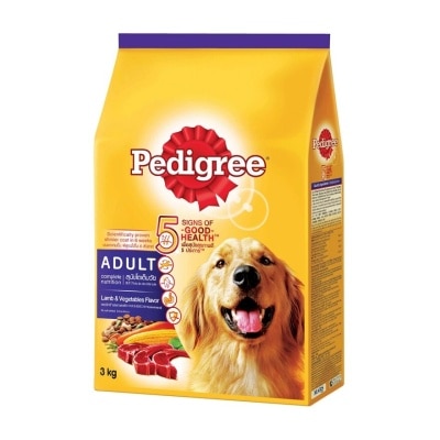 PEDIGREE Dog Dry Food Lamb & Veg 3kg