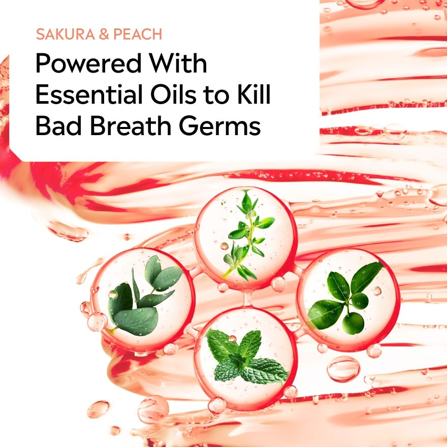 Listerine Sakura & Peach Zest 500ml