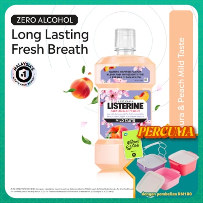 LISTERINE - Listerine Sakura & Peach Zest 500ml