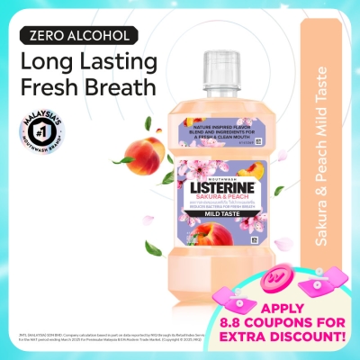 LISTERINE - Listerine Sakura & Peach Zest 500ml