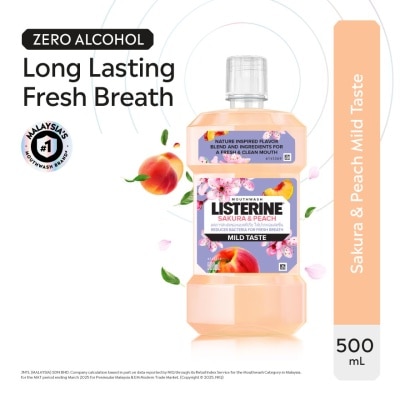 LISTERINE Listerine Sakura & Peach Zest 500ml