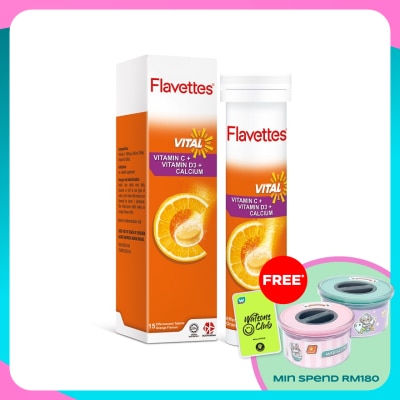 FLAVETTES Effervescent Vital Orange 15S